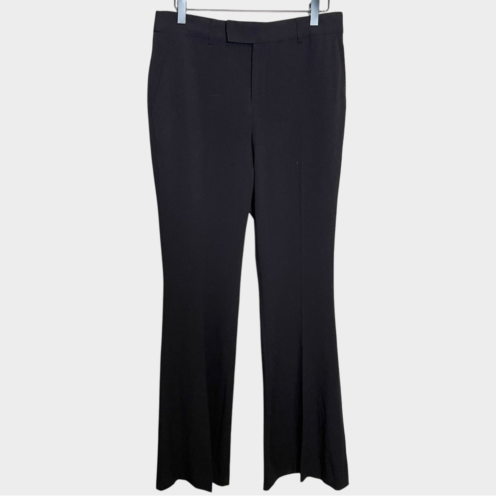 NWT T TAHARI Black Flare Dress Pants Trousers Size 10 minimalist office - Picture 3 of 7